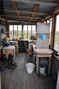 Main location for personal and group hygiene (Photo: G. Schaepman-Strub, July 2013).