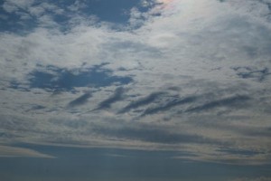 We get a lot of different clouds here. Photo I. Juszak, August 2013
